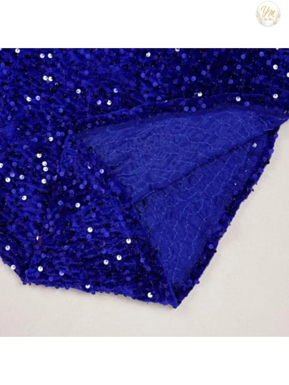 Rhinestone Mermaid Strapless Club Dress Sequin Bodycon Formal Maxi